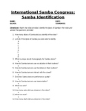 Samba Dance Video Questions