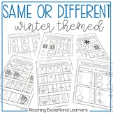 Same or Different Winter Worksheets