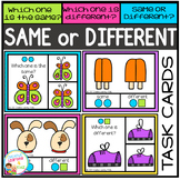 Same or Different Visual Task Cards