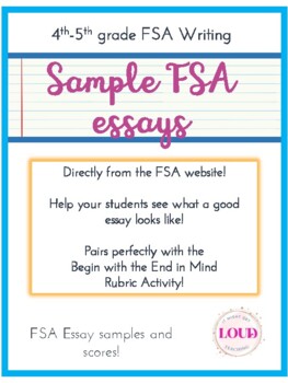 FSA 10-point Scale Text-Based Essay Writing Rubric