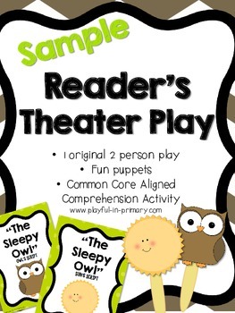 Sample FREEBIE! Original Reader's Theater Play for Literacy Centers