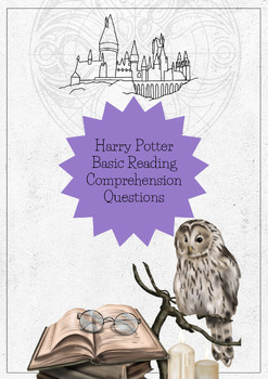 Preview of Sample Harry Potter Reading Comprehension Questions- NO PREP