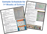 Launching Lesson Plans for 1st Weeks of School - Charts an