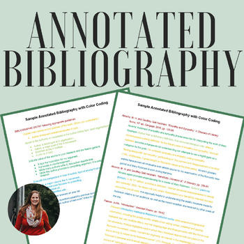 Preview of Sample MLA Annotated Bibliography with Color Coding