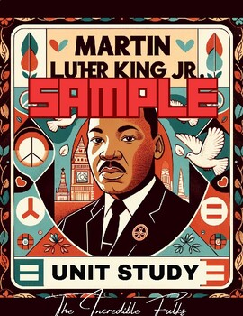 Preview of Sample Martin Luther King Jr Unit Study