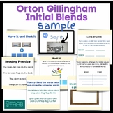 Sample-Orton Gillingham/Phonics Initial Blends, appropriat