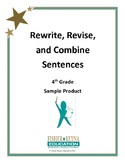 Sample Product: Revise Sentences 4th Grade