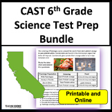 Science Review for 6th Grade Science Practice California I