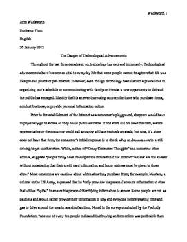 example of research paper in english
