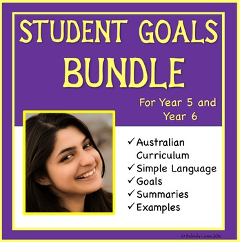 Preview of Student Education Goals: Australian Curriculum Bundle: Year 5 & 6