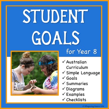 Preview of Student Education Goals For the Australian Curriculum - Year 8