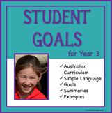 Student Education Goals for the Australian Curriculum - Year 3