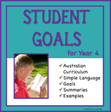 Student Education Goals for the Australian Curriculum - Year 4
