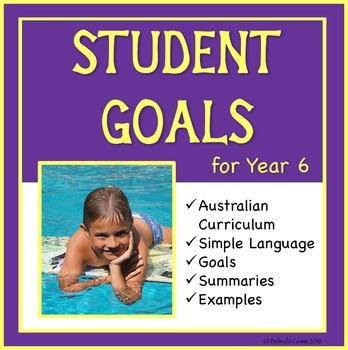 Preview of Student Education Goals for the Australian Curriculum - Year 6