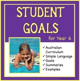 Student Education Goals for the Australian Curriculum - Year 6
