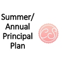 Sample Summer Principal Action Plan