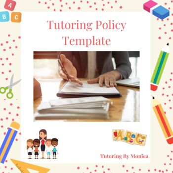 Preview of Tutoring Policy Template