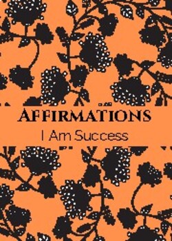Preview of Sample Vintage Affirmations: I Am Successful  in Orange