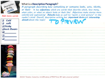 Preview of Sample Task to Preview  My Reynamillie's Writing Workshop Bk Series Intro Page