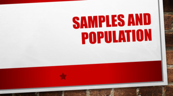 Preview of Samples and Populations