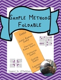 Sampling Methods Foldable