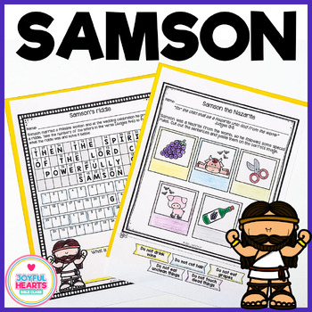 Samson Tiny Sunday School Stickers