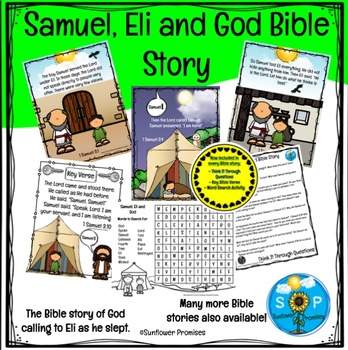 Samuel, Eli and God Bible Story by Sunflower Promises | TPT