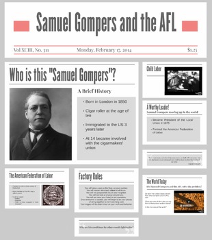 Preview of Samuel Gompers Prezi