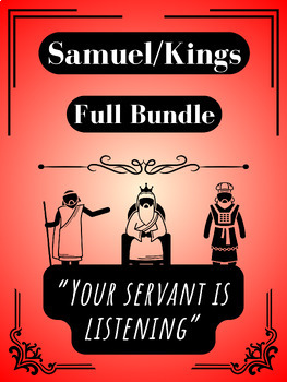 Preview of Samuel-Kings Full Bundle (Lessons, PowerPoint, Assignments, Assessments)