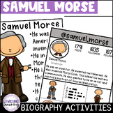 Samuel Morse Biography Activities, Worksheets, Report, and