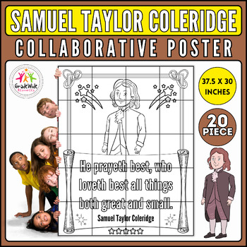 Preview of Samuel Taylor Coleridge Collaborative Poster: National Poetry Month Craft
