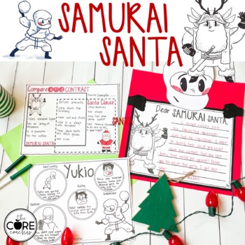 Preview of Samurai Santa Read Aloud Lessons - Christmas Activities - Reading Comprehension
