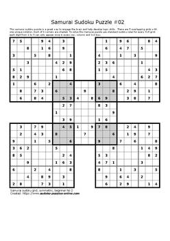 Multi Sudoku automatic solver - free size(image) -- Samurai Sudoku