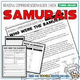Samurais Reading Comprehension Passage and Questions Dista