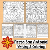 San Antonio Fiesta Coloring Pages Writing Activities Pop A