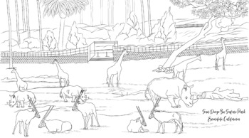 Preview of San Diego Coloring Page