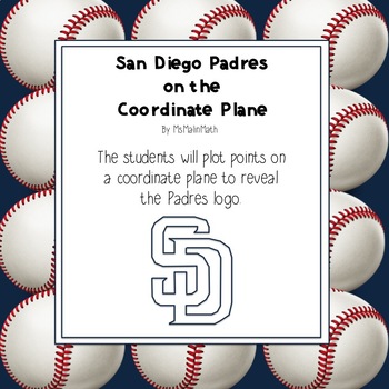 San Diego Padres 17 x 26 Coordinates Sign