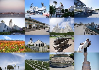 Preview of San Diego Pictures/Photos-Clip Art Pack For Commercial Use