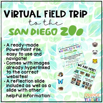 Preview of San Diego Zoo Virtual Field Trip // Distance Learning
