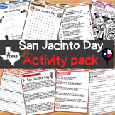 San Jacinto Day Celebration  Activity pack Reading Comp.. 