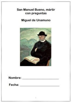 Preview of San Manuel Bueno, mártir de Miguel de Unamuno con preguntas