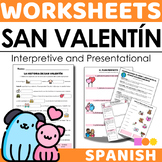 Spanish Worksheets Valentines Day Activities - Spanish Rea
