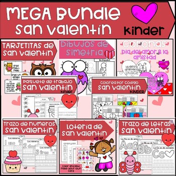 Preview of San Valentin KINDER BUNDLE