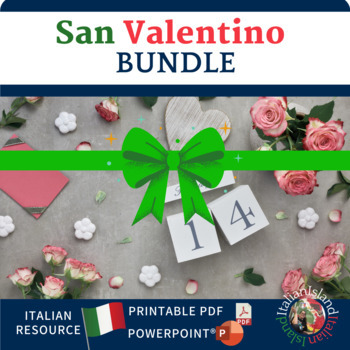 Preview of San Valentino - Resource Bundle for Saint Valentine's Day in Italian