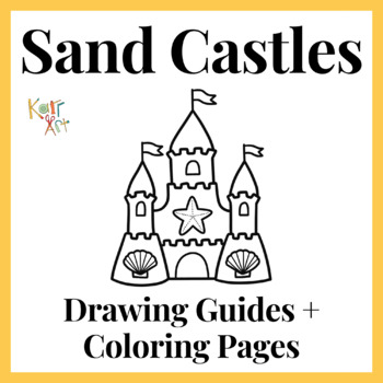 Sand Castle Salt Watercolor Painting - Create Art with ME