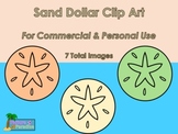 Sand Dollar Clip Art [Commercial and Personal Use]