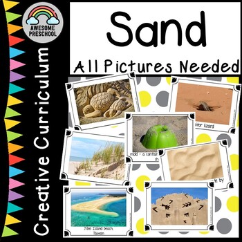 Preview of Sand Study - ALL PICTURES NEEDED (Creative Curriculum®)