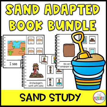 Preview of Sand Study Adapted Book Bundle Curriculum Creative