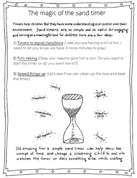 Preview of Sand Timer Magic - Tips for Managing Behavior - Young Children