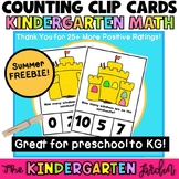 Sandcastle  Clip Cards  {Counting from 0 to 10}